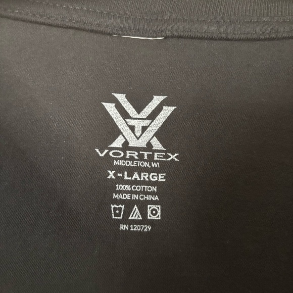 Vortex Black Long Sleeve Shirt- Size XL - Picture 4 of 5